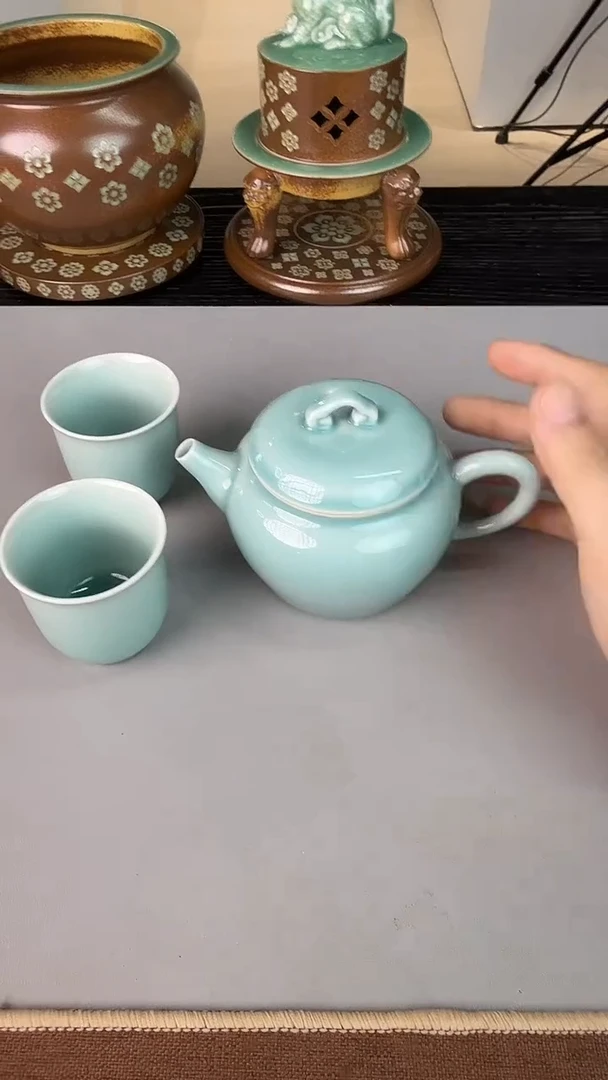 青瓷手工茶器包邮不带礼盒
