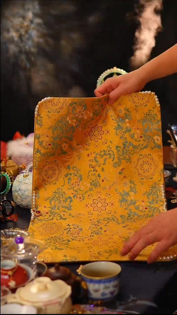135茶席茶席60x35cm凤舞倪裳*