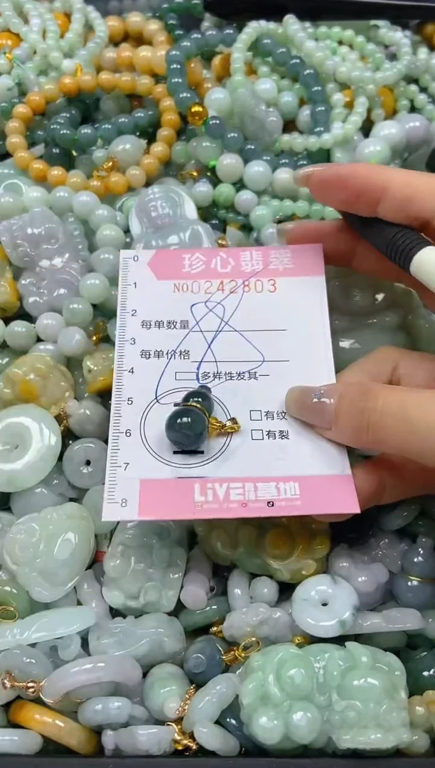 翡翠未镶嵌颈饰闪购0242803多样性发其一