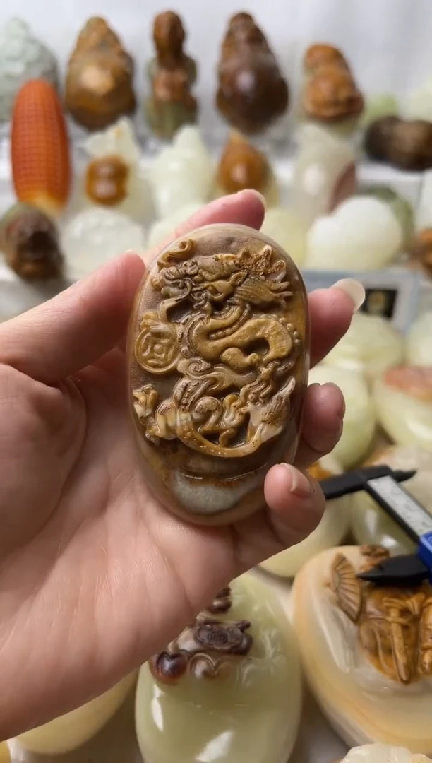 石材天然方解石棉纹正常介意勿拍不退换龙微瑕