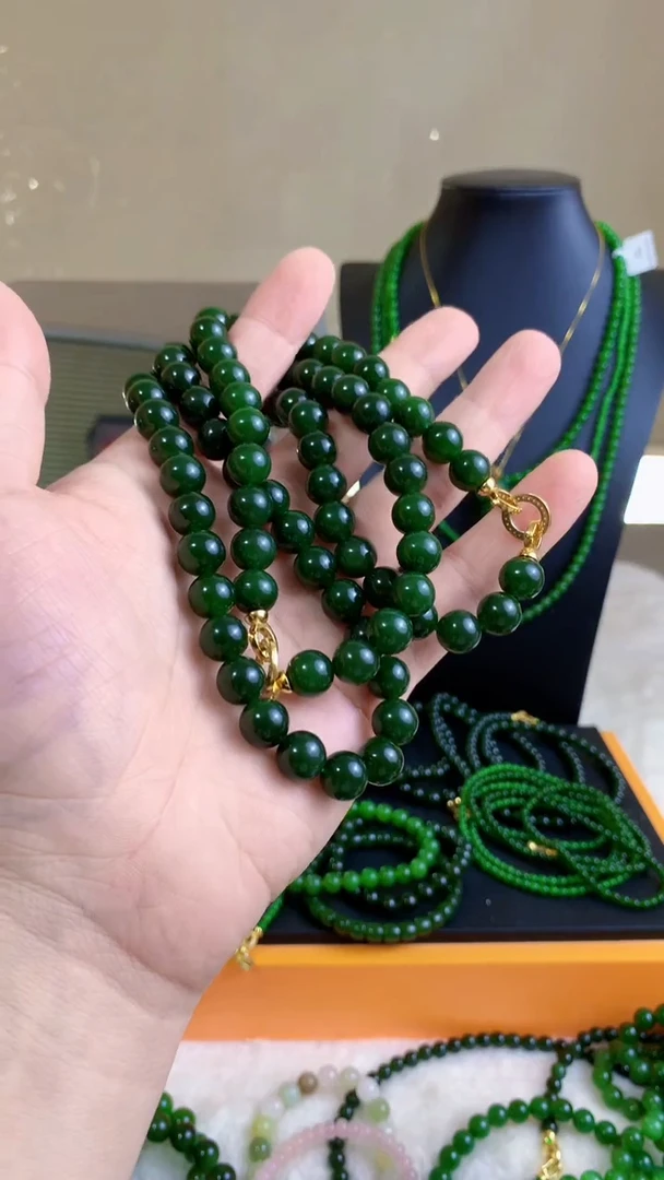 和田玉（碧玉）未镶嵌项链10