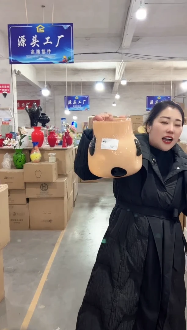 【闪购商品】玻璃花伴你花瓶-微瑕-MHP0J