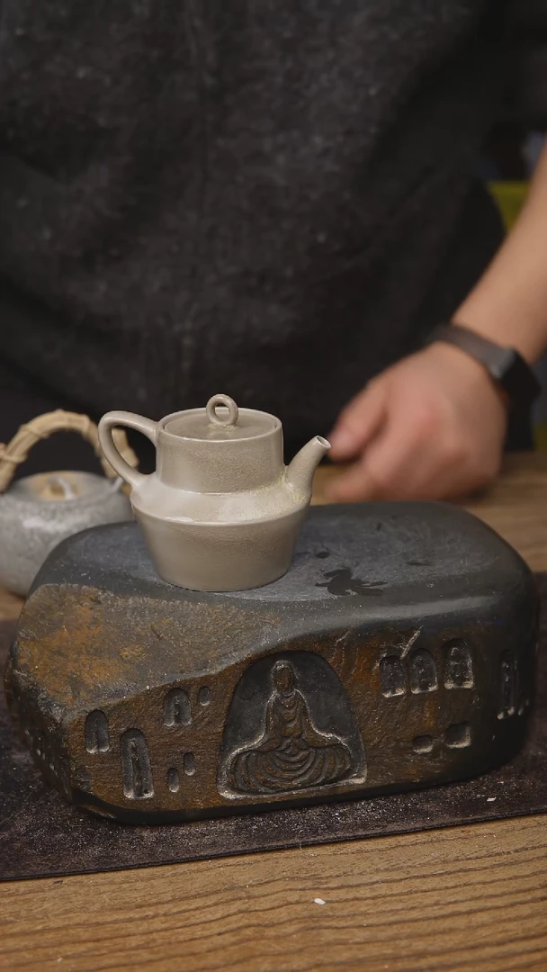 甘石陶艺苏打柴烧859