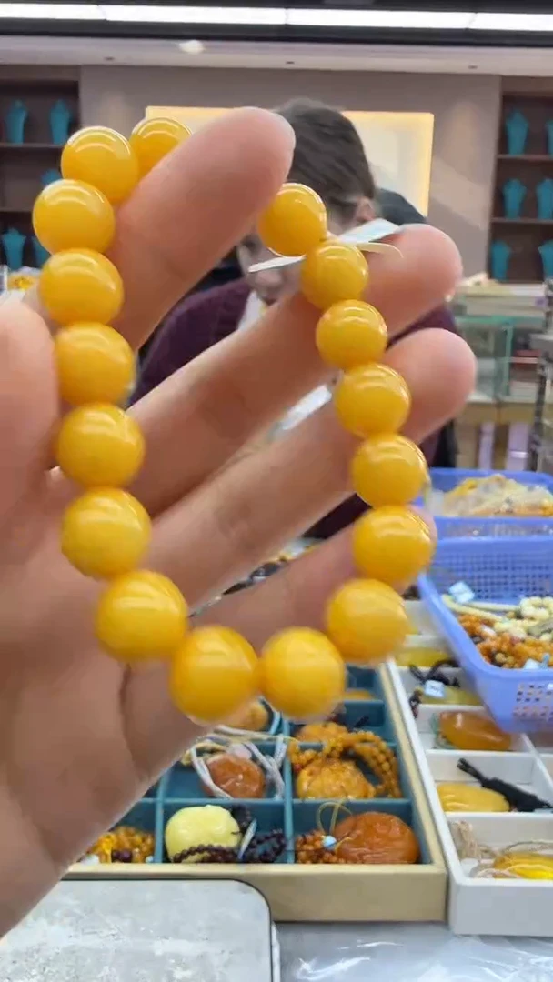 手链琥珀未镶嵌198秒拍号假一罚三