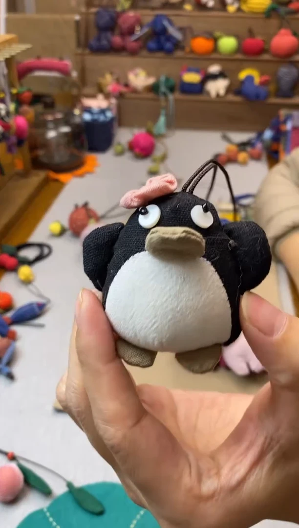 布布艺企鹅 挂件