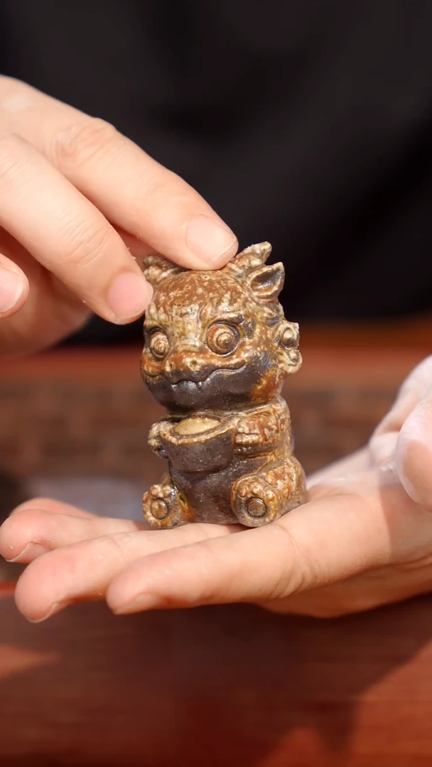 陶瓷奢瓷/瑞寅柴烧茶器（茶宠）1444