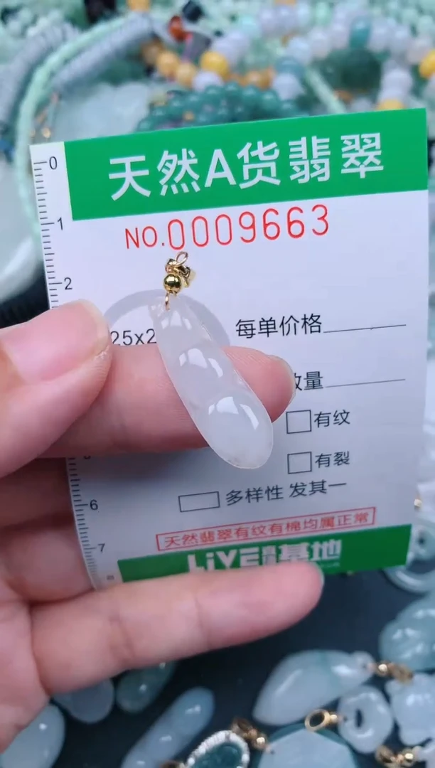 翡翠未镶嵌颈饰.0009663