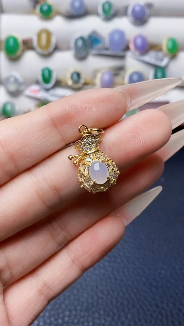 银S925镶嵌戒指翡翠2129