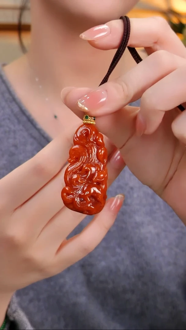 颈饰未镶嵌翡翠国风