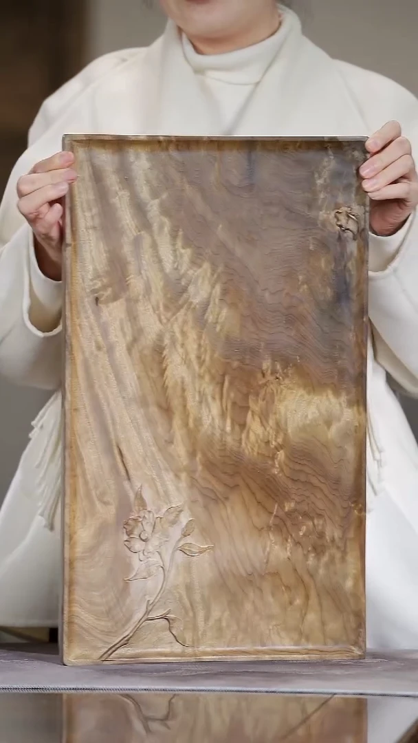 金丝楠483金丝楠阴沉木茶盘