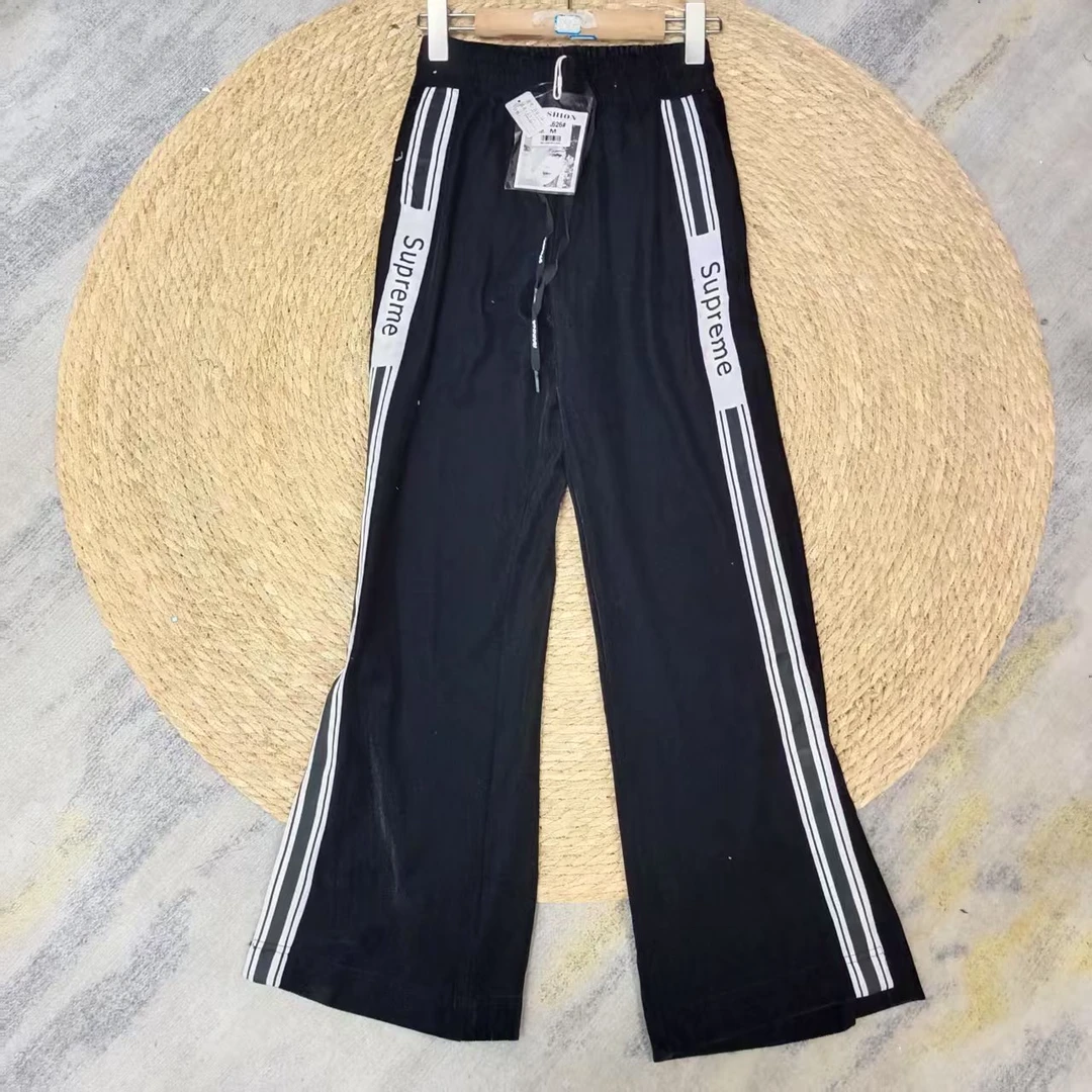 唯琳剪标   8仓B4-4-626款   复古条侧边纹休闲裤