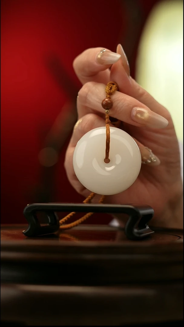 玉【平安扣】天然玉石手把件