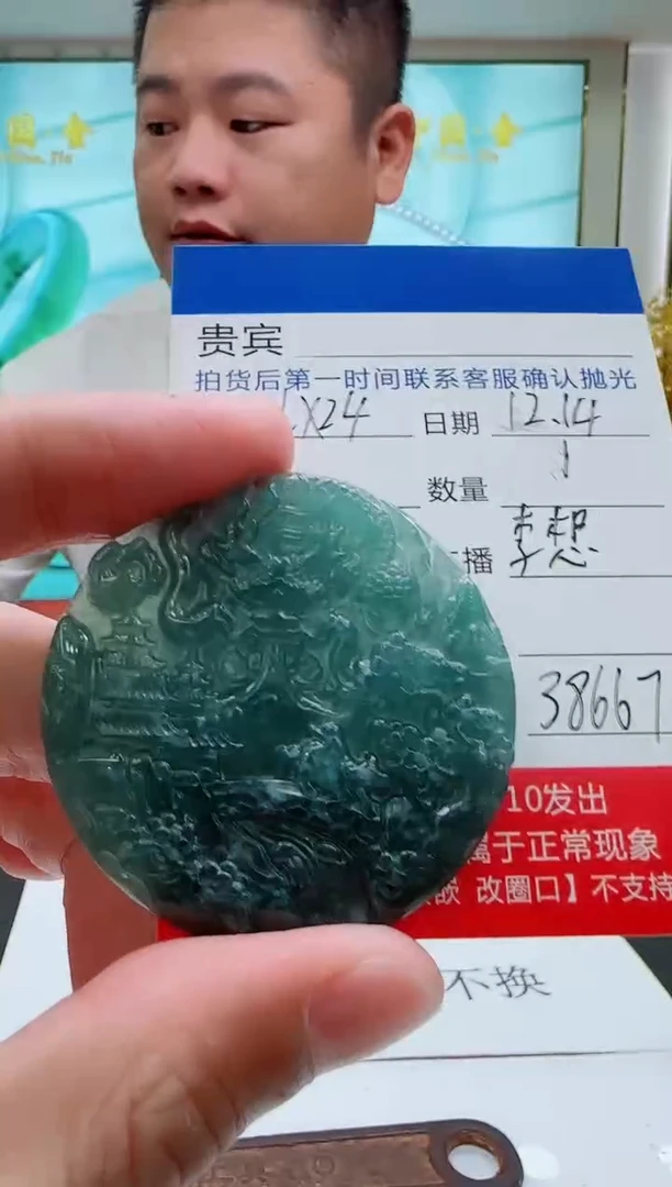 颈饰未镶嵌翡翠LX24翡翠吊坠-多样性发其一
