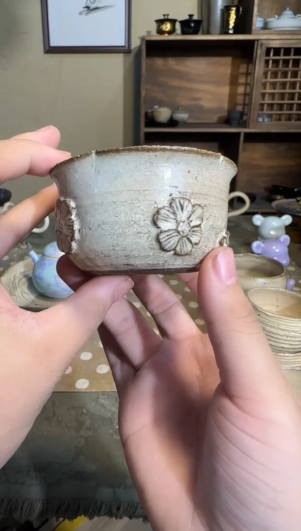 瓷片五****儿花花杯1啊啊啊啊啊啊啊