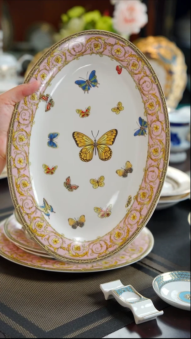 瓷片12寸鱼盘1个  福利价