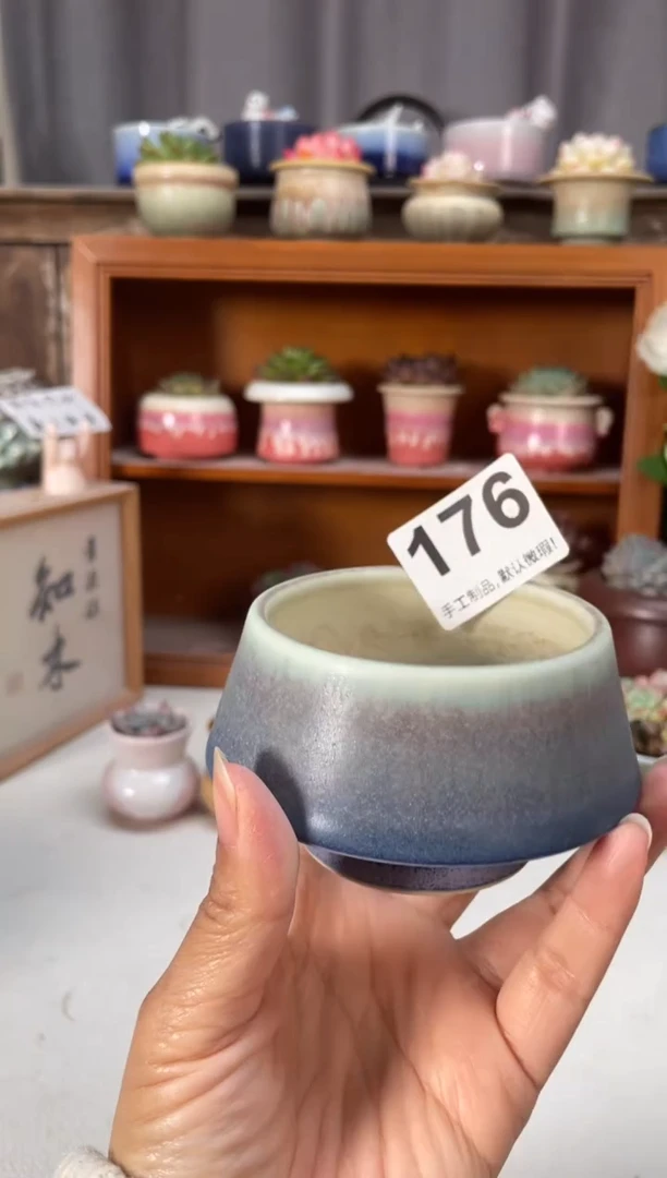 瓷片176知木小芳花盆编号