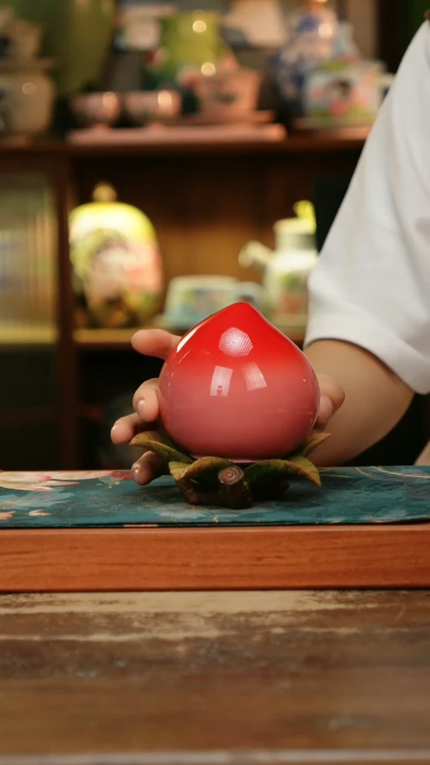 瓷片景德镇纯手工釉下彩精品茶具水杯