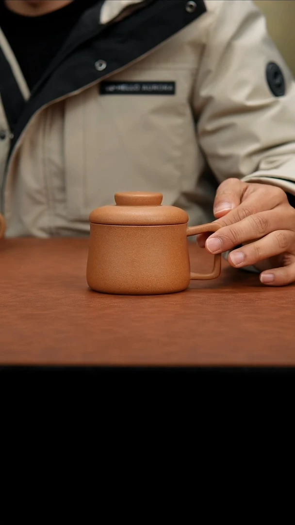 茶壶紫砂紫砂头段盖杯230cc