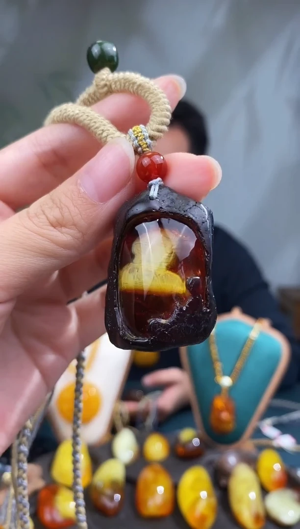 裸石琥珀未镶嵌 基地发货 一物一证 顺丰包邮