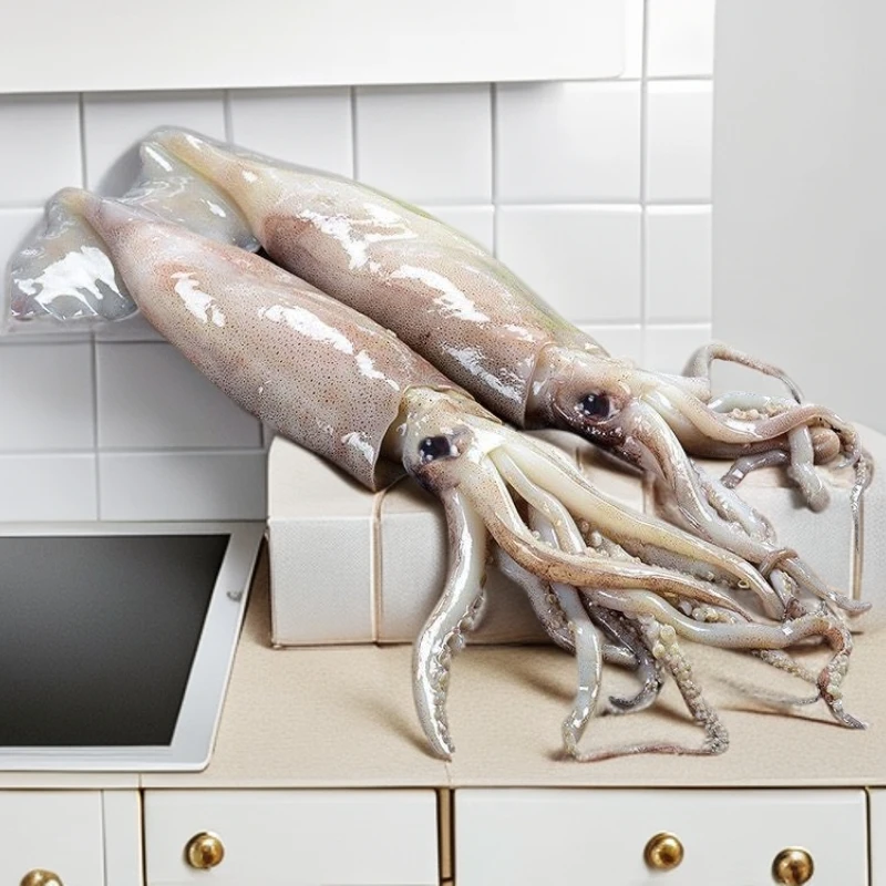 产地直发新鲜大鱿鱼整条发货速冻锁鲜好吃又鲜美7斤