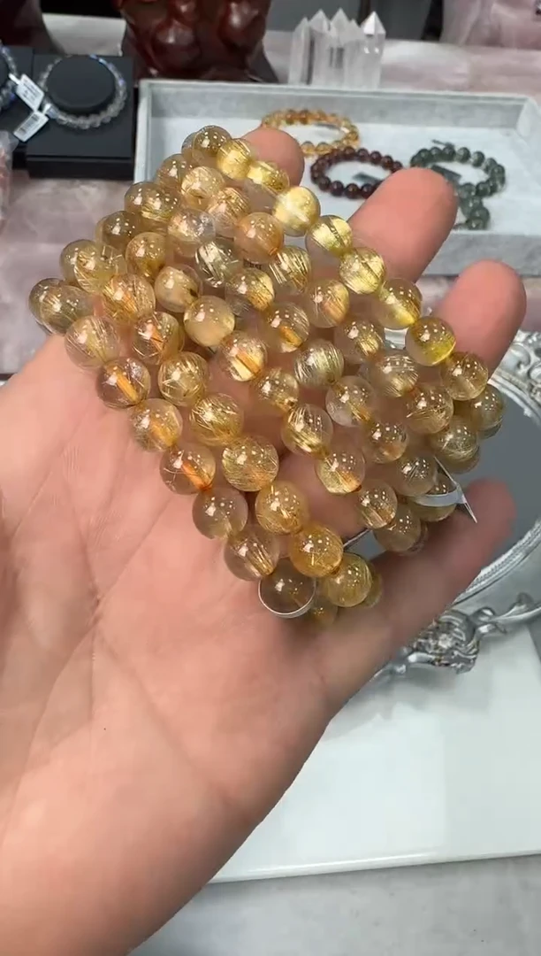 【闪购商品】水晶手链未镶嵌GCK968  约8mm多样性发一件