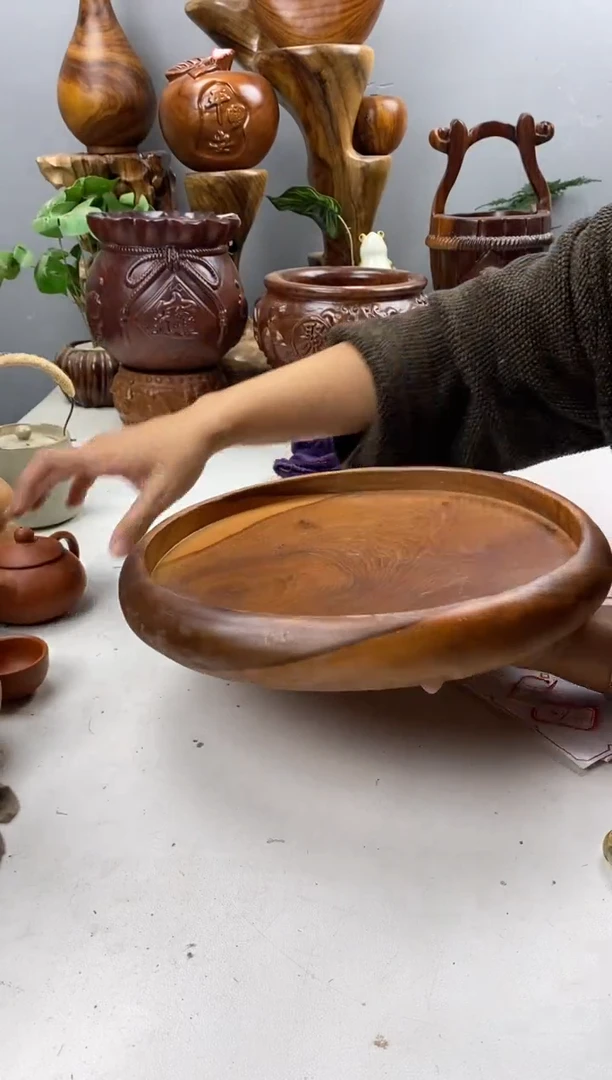 香樟木A19大圆盘/尺寸30*29*4