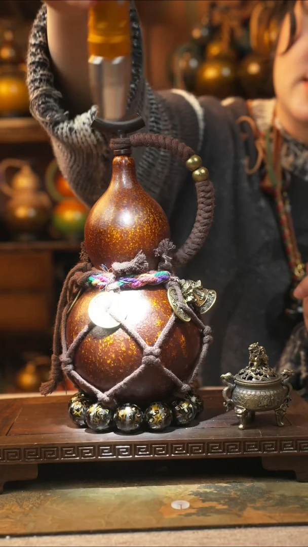 465大漆一物一拍记葫堂出品【不带手串】