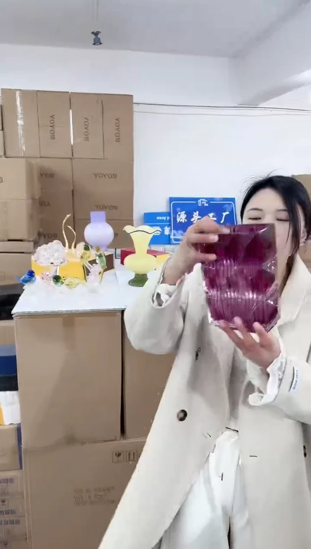 【闪购商品】琉璃瑞鸿花器早v12