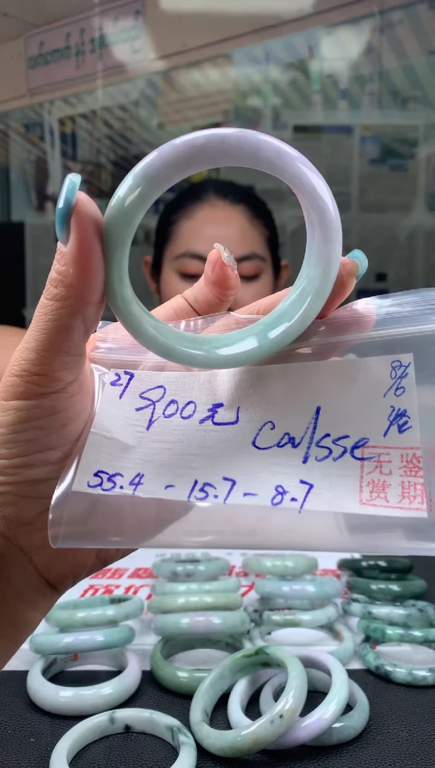 翡翠手镯未镶嵌翡翠手镯 下单联系小耳机#27