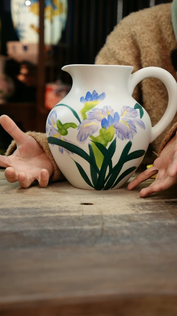 【闪购商品】瓷片景德镇纯手工釉下彩精品花瓶