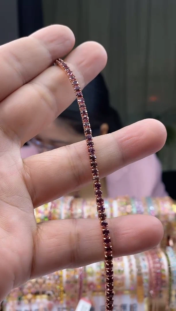 【闪购商品】碧玺手链银S925镶嵌654354354354354