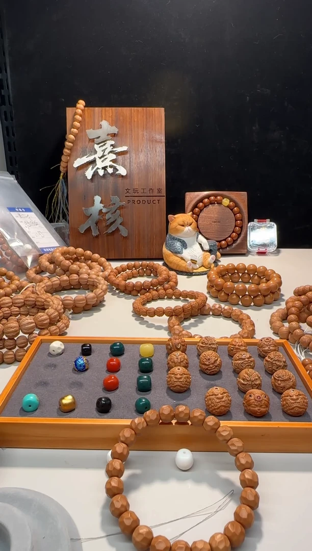 手串猴头核桃J全品无暇原皮原色保无药手串配饰