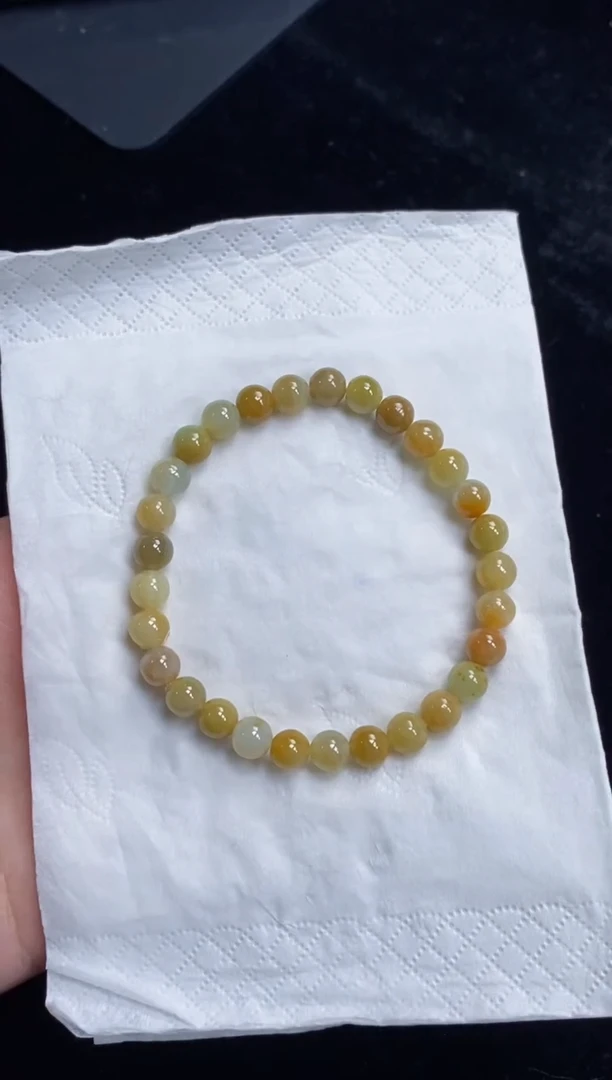 未镶嵌手串翡翠178号链接天然缅甸翡翠A货一物一证