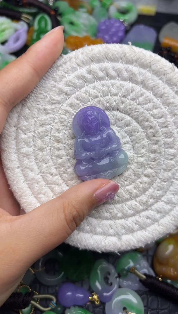 颈饰未镶嵌翡翠缅甸翡翠吊坠