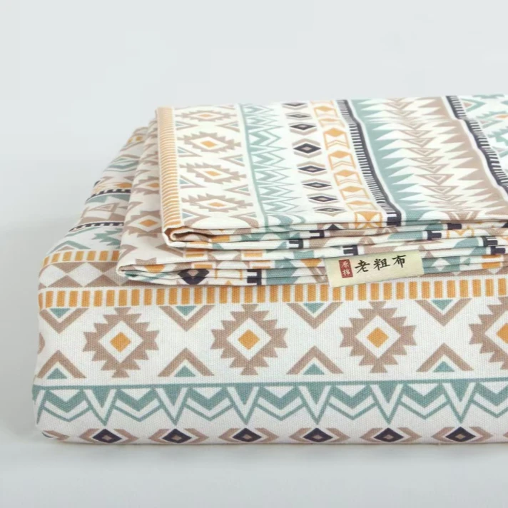 L优质细纱老粗布床单舒适透气凉1