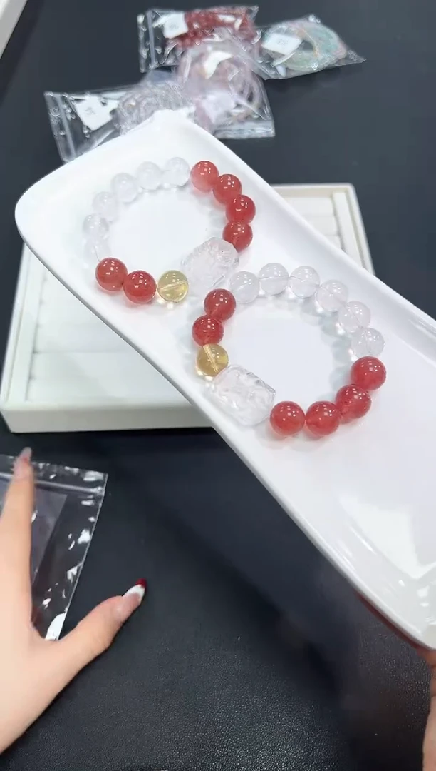 【闪购商品】水晶手串未镶嵌35R多样性发其一/1条默认微瑕