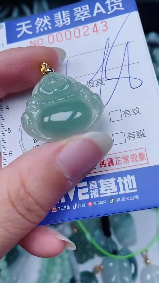 翡翠未镶嵌颈饰00000243