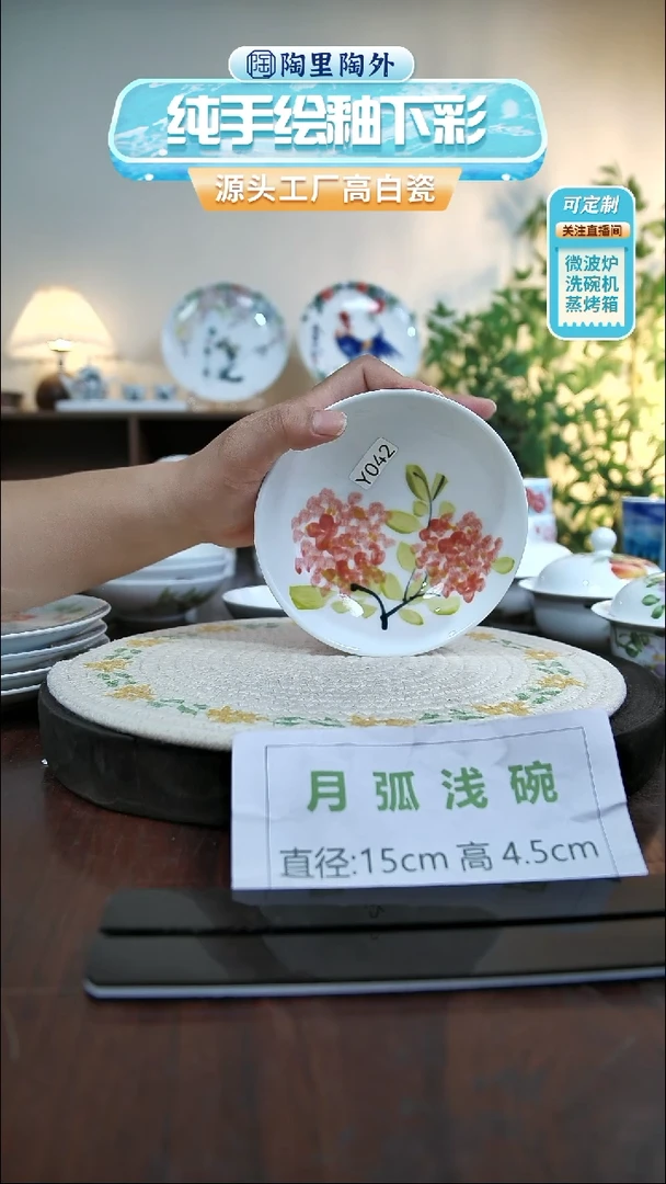 碗景德镇手工手绘陶瓷Y042