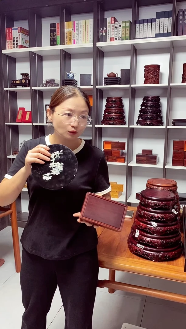 木大漆螺钿盘123