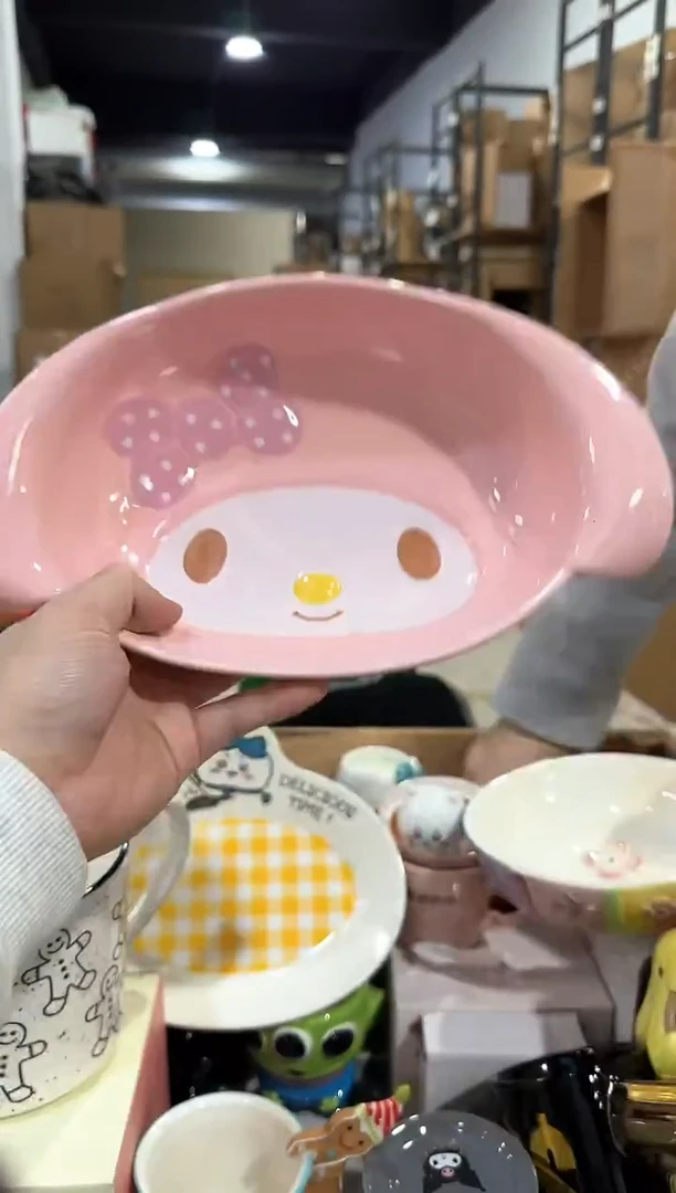 瓷片B款大号美乐蒂深碗