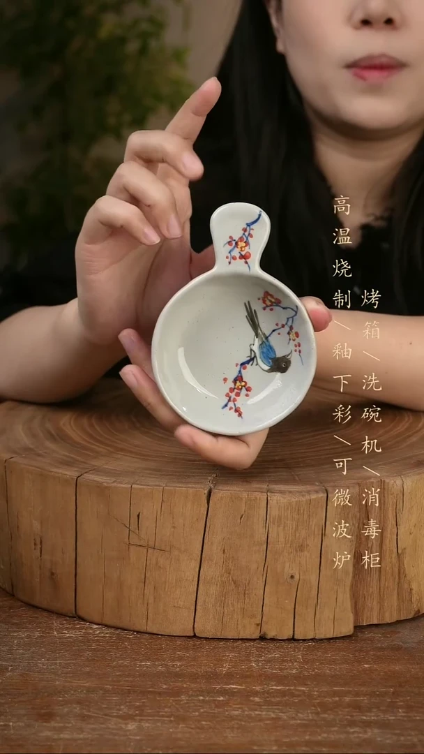 碗瓷景德镇手工手绘高温瓷釉下彩