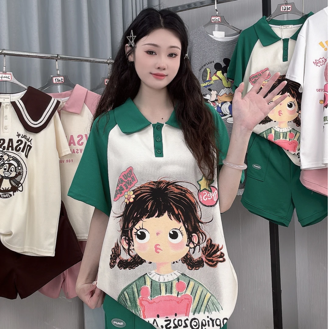 【胖头鱼衣橱2025夏季新款时尚休闲连衣裙重工刺绣双面棉宽松半袖