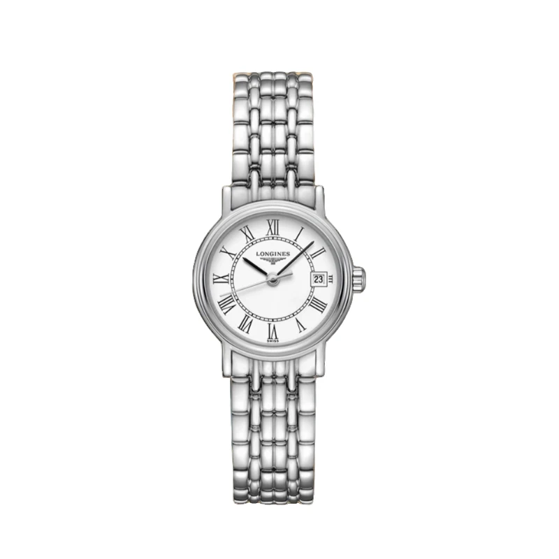99新 Longines/浪琴 瑰丽女表L4.220/23.5表径/石英/经典/白盘