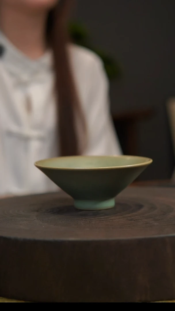 杯子斗笠杯 汝州原产地  原矿老釉