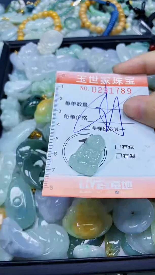 翡翠未镶嵌颈饰闪购0291789多样性发其一