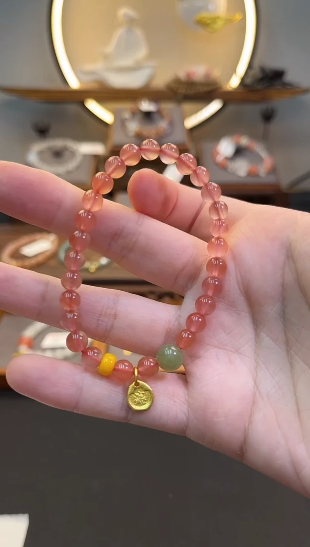 手链合金南红玛瑙货号0606