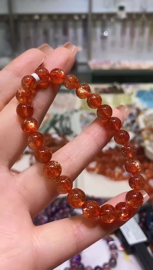 未镶嵌手链长石多样性发其一金太阳7+