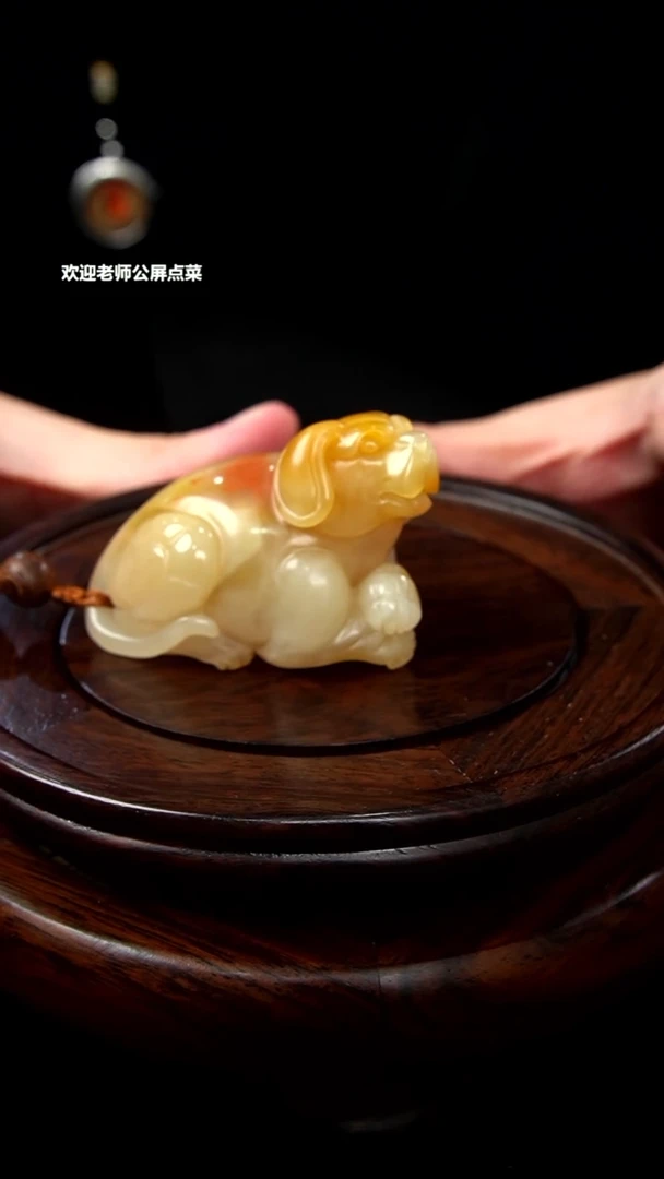 寿山石用****0水洞石手把件