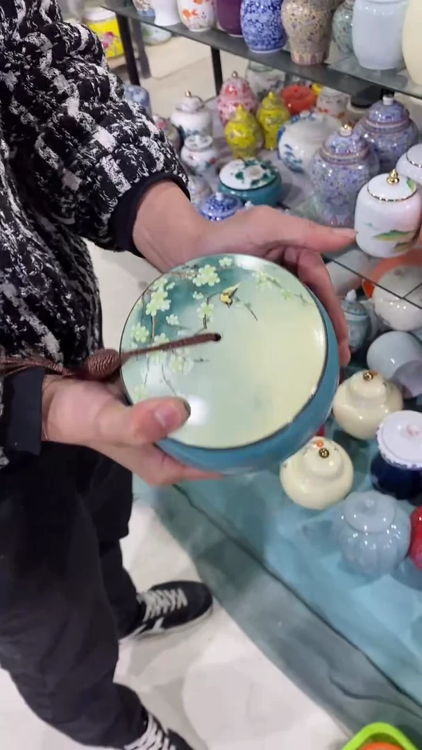 【闪购商品】罐陶瓷茶叶罐储物密封罐家用绿茶红茶普洱空罐