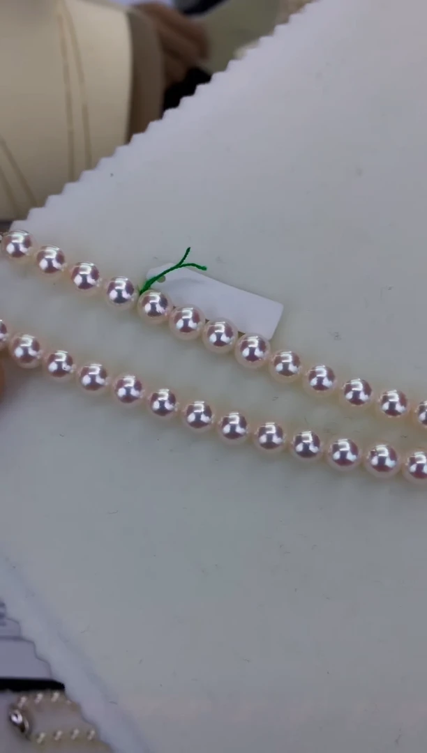 银S925镶嵌DA海水珍珠 GD103 7.5-8 花珠带大证